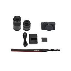 Canon® Canon EOS M200 + 15-45mm + 55-200mm Schwarz -3C Shop ab 132987 2 137976 520x370