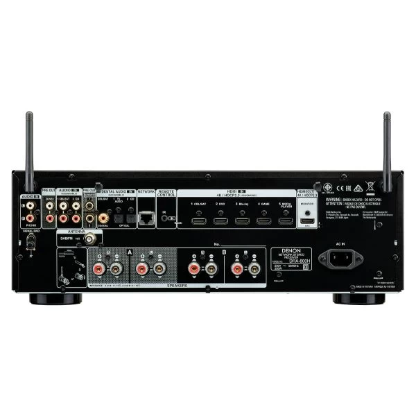 Denon DRA-800H Schwarz/ B&W 705 S2 Satinweiss Set 5 Denon DRA-800H Schwarz/ B&W 705 S2 Satinweiss Set – Bild 3