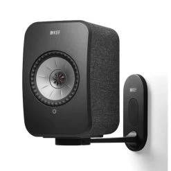 KEF LSX B1 Wallmount Schwarz