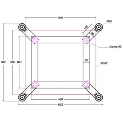 Norstone SPIDER Basishalterung Für Hi-Fi Bambusholz -3C Shop spiderbasebk 2 169747 1001x774