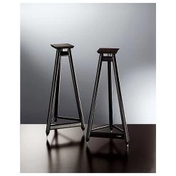Solidsteel SS-7 - Lautsprecherständer, 3-beinig Schwarz