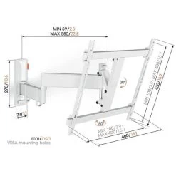 Vogels TVM3445W TV Wandhalterung 32 Bis 65 -3C Shop yhgbbydg 181268 803x568